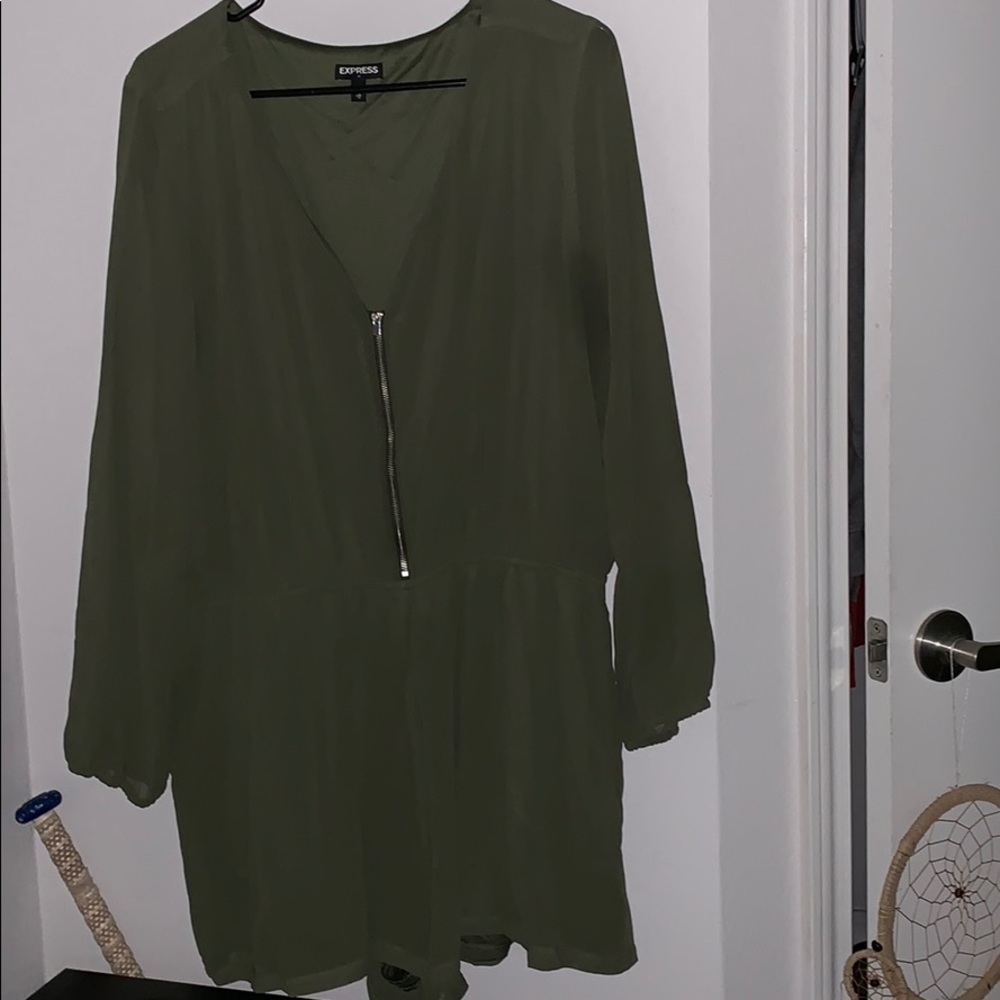 Express Olive Romper